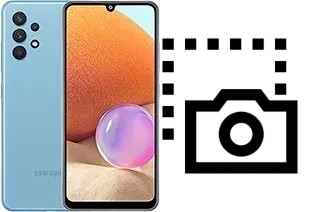 Captura de pantalla en Samsung Galaxy A32