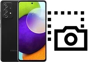 Captura de pantalla en Samsung Galaxy A52