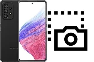 Captura de pantalla en Samsung Galaxy A53 5G