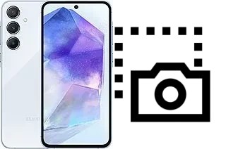 Captura de pantalla en Samsung Galaxy A55