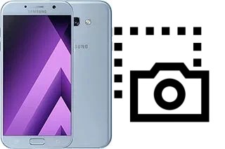 Captura de pantalla en Samsung Galaxy A7 (2017)
