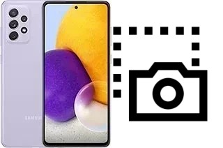 Captura de pantalla en Samsung Galaxy A72 5G