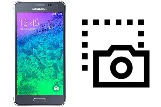 Captura de pantalla en Samsung Galaxy Alpha (S801)