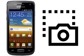 Captura de pantalla en Samsung Galaxy W I8150