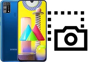 Captura de pantalla en Samsung Galaxy M31