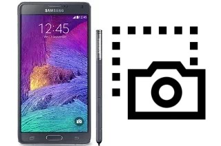 Captura de pantalla en Samsung Galaxy Note 4