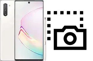 Captura de pantalla en Samsung Galaxy Note10 5G