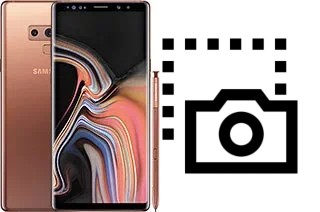 Captura de pantalla en Samsung Galaxy Note9