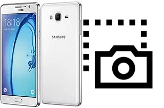 Captura de pantalla en Samsung Galaxy On7 Pro