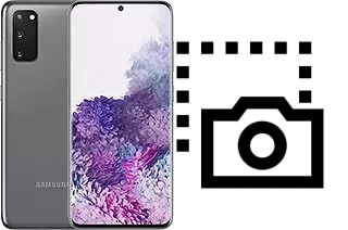 Captura de pantalla en Samsung Galaxy S20