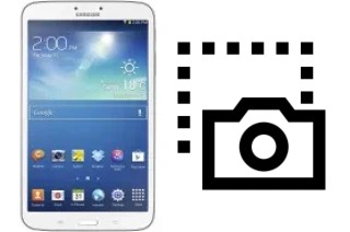 Captura de pantalla en Samsung Galaxy Tab 3 8.0