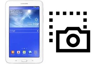 Captura de pantalla en Samsung Galaxy Tab 3 Lite 7.0