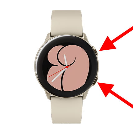 Cómo apagar Galaxy Watch FE con botones
