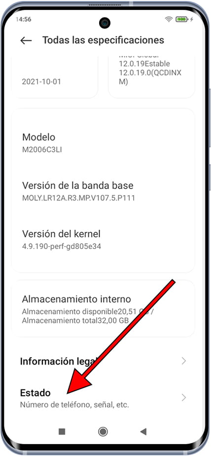 Estado Xiaomi