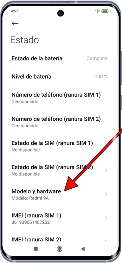 Modelo y hardware