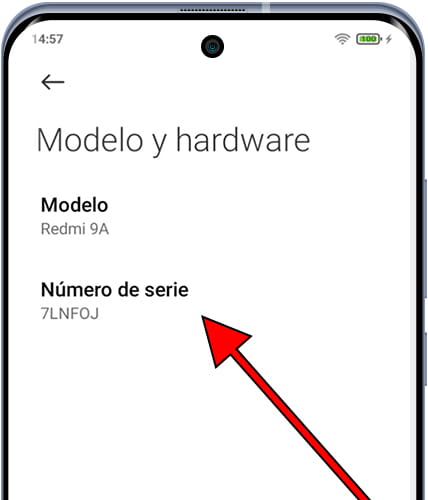 Número de serie