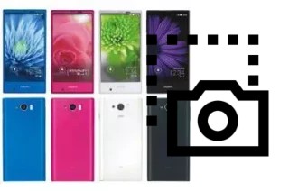 Captura de pantalla en Sharp Aquos Serie mini SHV31