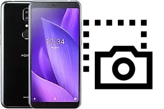 Captura de pantalla en Sharp Aquos V