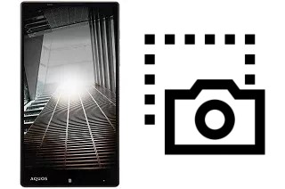 Captura de pantalla en Sharp Aquos Xx