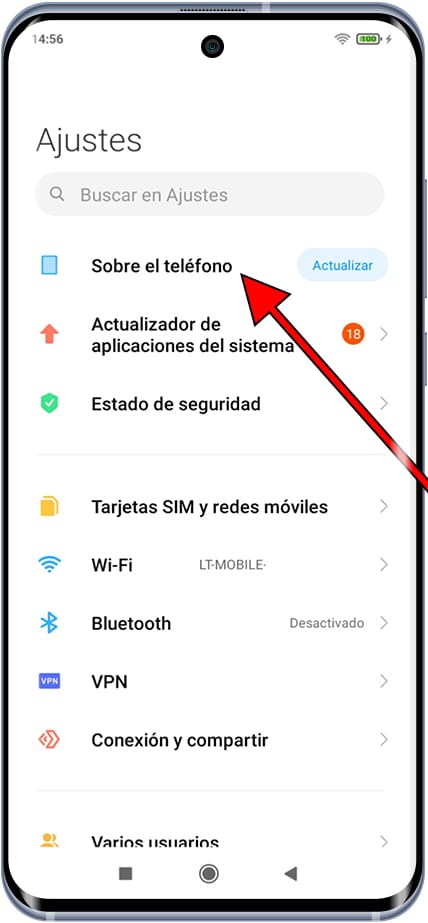 Sobre el teléfono Xiaomi