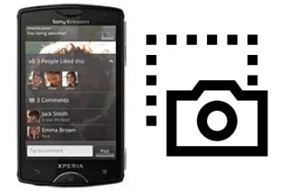 Captura de pantalla en Sony Ericsson Xperia mini
