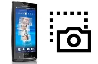 Captura de pantalla en Sony Ericsson Xperia X10