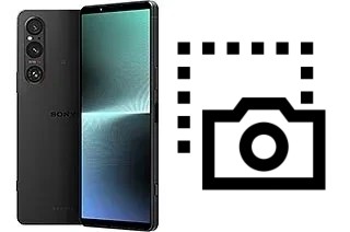 Captura de pantalla en Sony Xperia 1 V