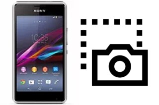 Captura de pantalla en Sony Xperia E1 II