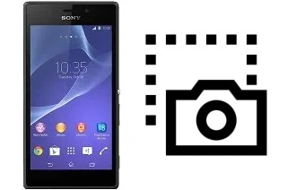Captura de pantalla en Sony Xperia M2 dual