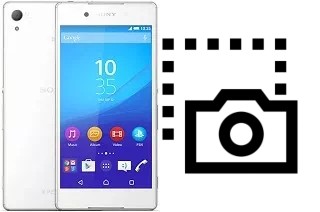 Captura de pantalla en Sony Xperia Z3+ dual