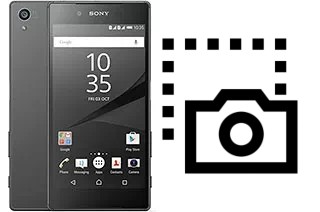 Captura de pantalla en Sony Xperia Z5 Dual