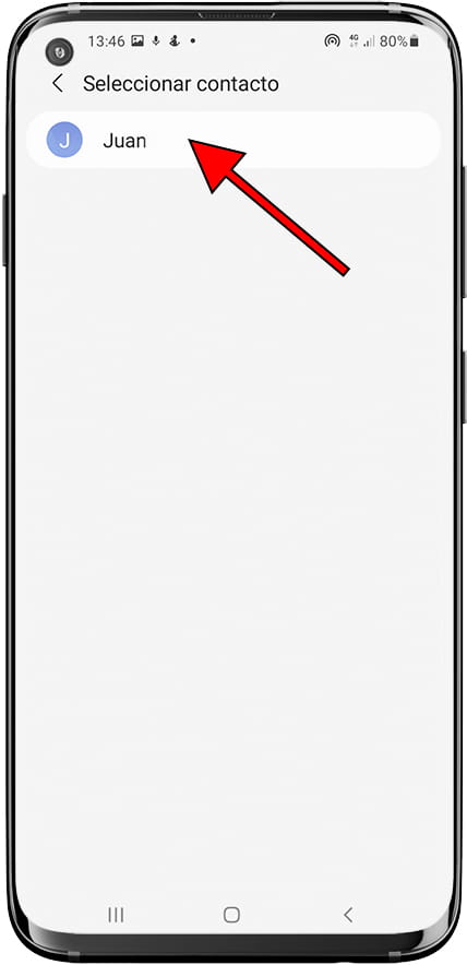 Contactos llamada de emergencia Samsung