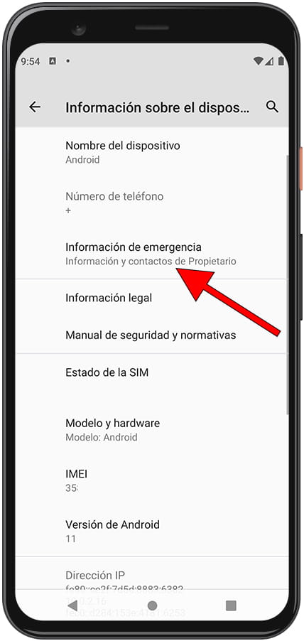 Cómo configurar llamada y mensaje SOS en ZTE Blade V Ultra