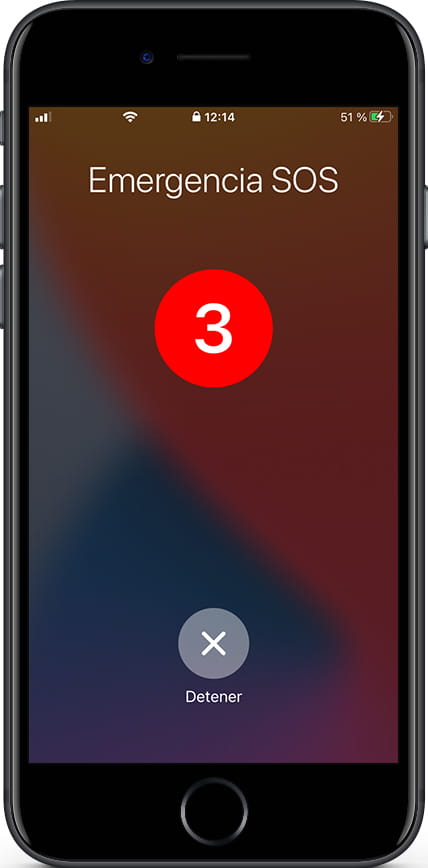 Llamada SOS iPhone