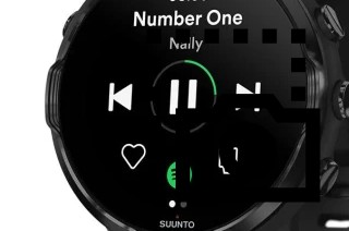Captura de pantalla en Suunto 7