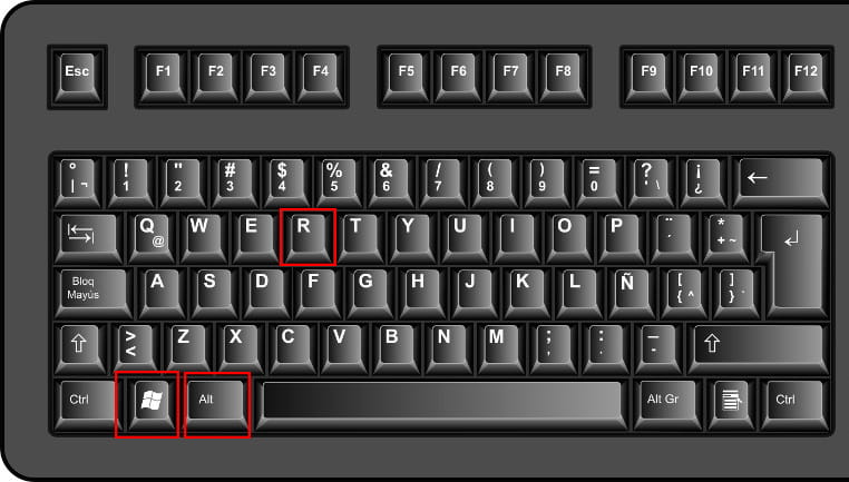 Teclas Windows grabar pantalla