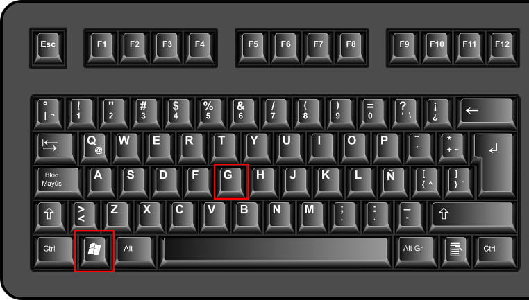Teclas Windows grabar pantalla