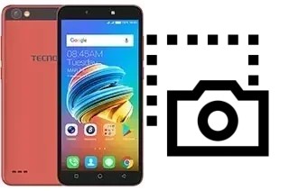 Captura de pantalla en Tecno Pop 1