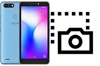 Captura de pantalla en Tecno Pop 2F
