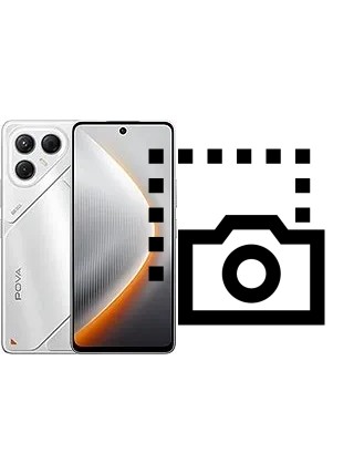 Captura de pantalla en Tecno Pova 7