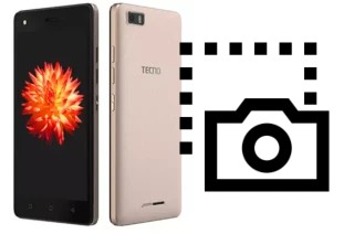 Captura de pantalla en Tecno W3