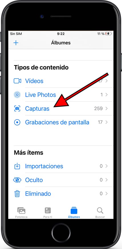 Tipos de contenido: capturas Apple iPhone 7 Plus