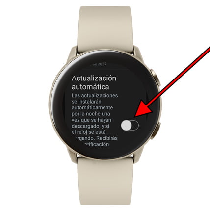 Reloj actualización Galaxy Watch4