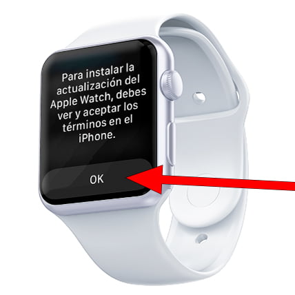 Aceptar términos Apple Watch