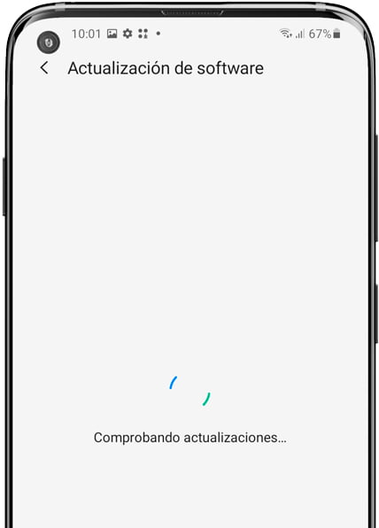 Comprobando actualización Samsung Galaxy