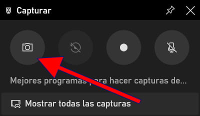 Capturar imagen pantalla Windows