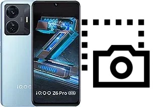 Captura de pantalla en vivo iQOO Z6 Pro