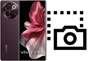 Captura de pantalla en vivo V30e