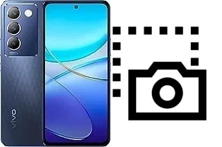 Captura de pantalla en vivo V30 SE
