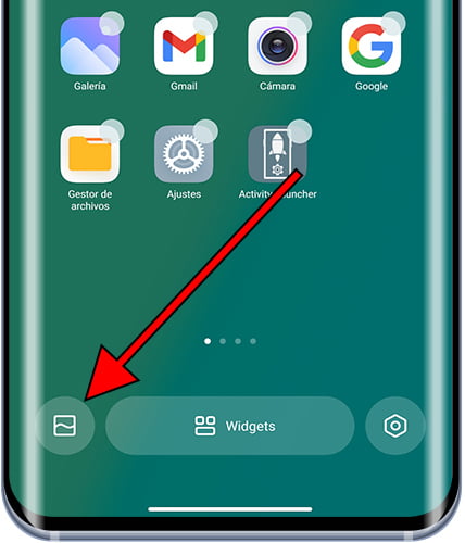 Ajustes pantalla de inicio Xiaomi
